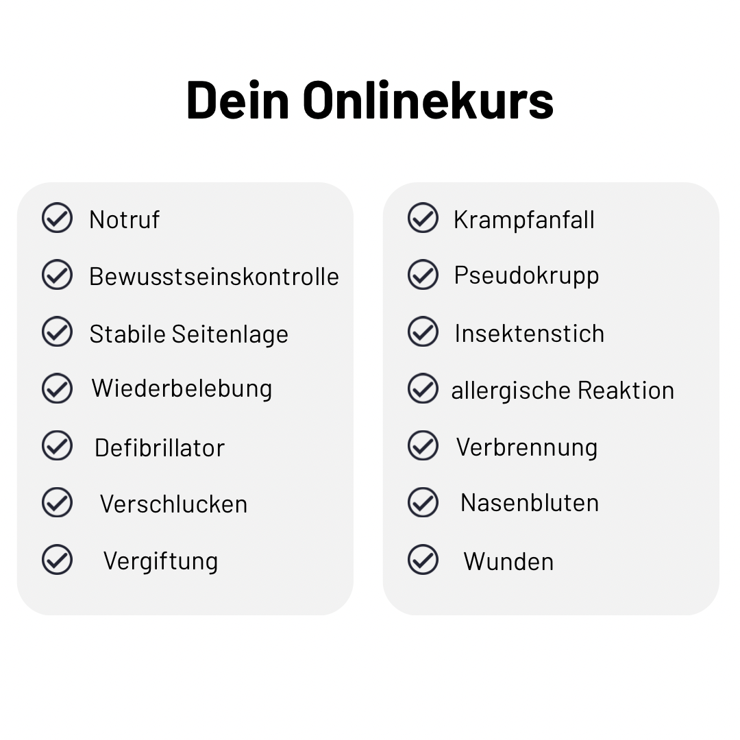SAFEPLACE Bundle: Kindersicherheits-Set + Online Erste-Hilfe-Kurs